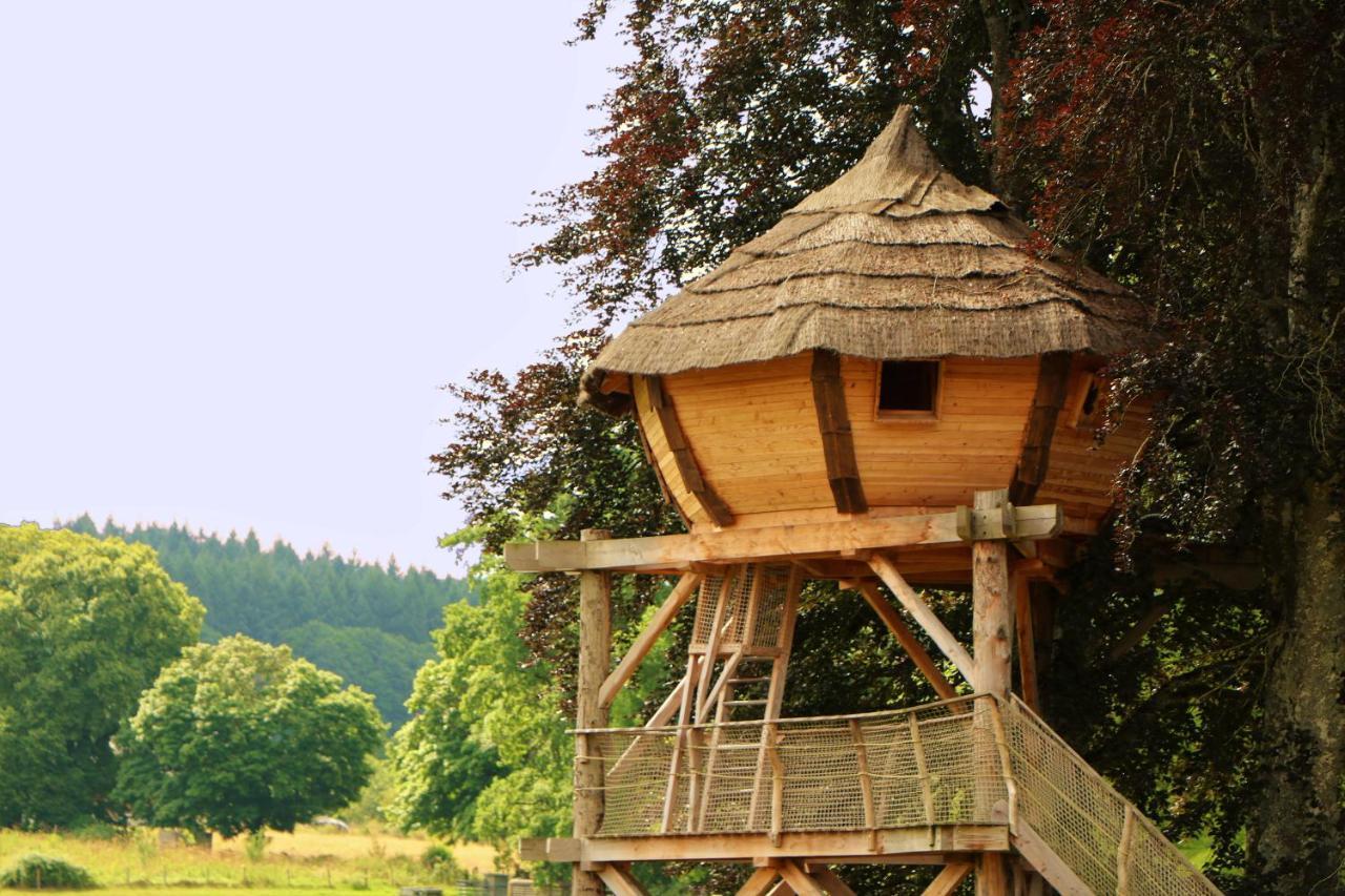 Cabane Perchee Dans Les Arbres Saint-Hilaire-en-Morvan Экстерьер фото