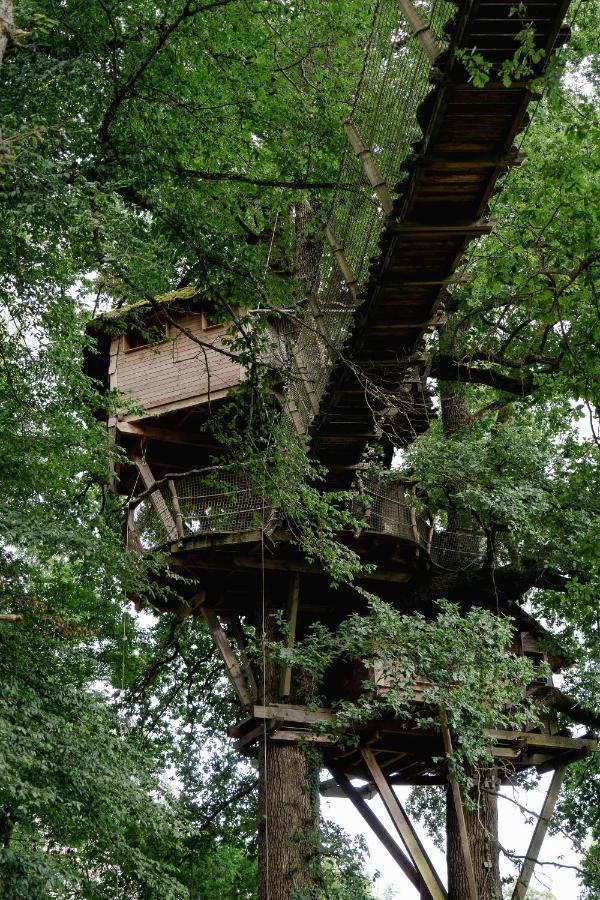 Cabane Perchee Dans Les Arbres Saint-Hilaire-en-Morvan Экстерьер фото